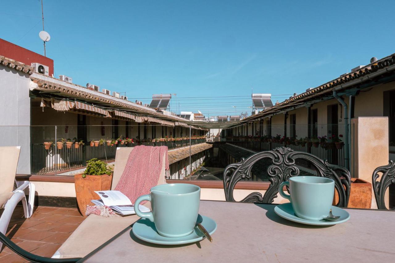 Apartamento Con Encanto En Patio Sevillano Bagian luar foto